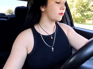 Amateur striptease and Solo masturbation